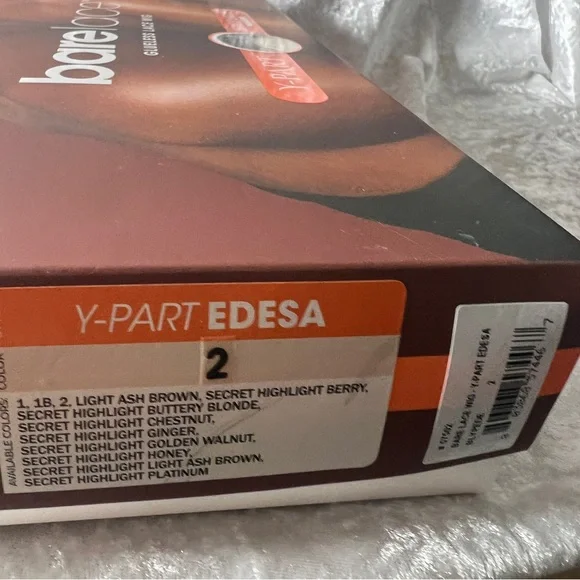 Bare Luxe Y-Part Edesa Wig - Black - Picture 8 of 8